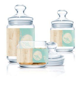 Набір банок Luminarc Nordic Hevea Turquoise, 3 предмети