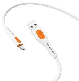 Кабель XO NB280 Jian Yan Series USB-A to Micro - 1m White