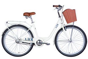 Велосипед 26" Dorozhnik LUX 2024 (слонова кість)