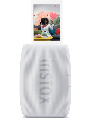 Портативный цветной фотопринтер Instax Mini LINK3 C WHITE EX D Белая глина