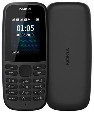 Мобільний телефон Nokia 105 (чорний)