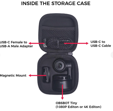 Кейс для зберігання OBSBOT серії Tiny (OBSBOT-CASE)
