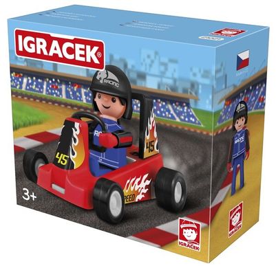 Игрушка Igracek RAcer with kart red Гоночный карт