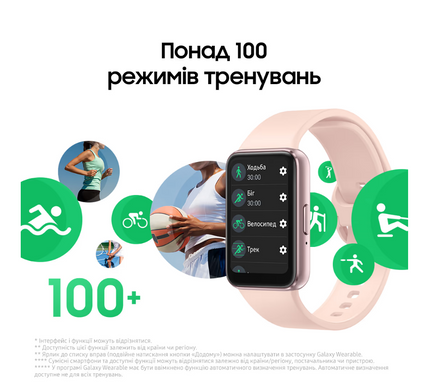 Фітнес пристрої SAMSUNG Galaxy Fit3 (SM-R390NZSASEK) Silver