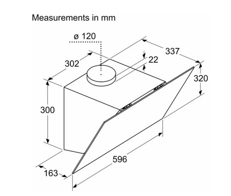 Вытяжка Bosch DWK64PJ60T
