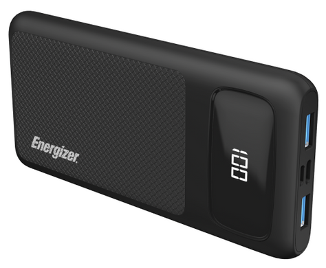 Портативний зарядний пристрій Energizer UE10063PQ - 10000 mAh Li-pol+TYPE-C PD (Black)