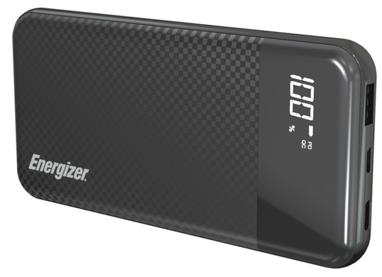 Портативное зарядное устройство Energizer UE10037PQ-10000 mAh Li-pol TYPE-C PD3.0 Black