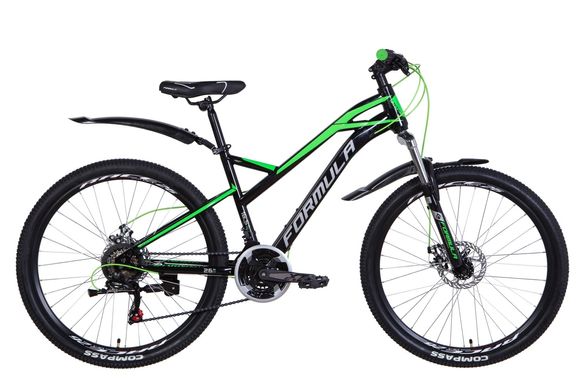 Велосипед 26" Formula DRIFT 2021 (черно-зеленый (м))