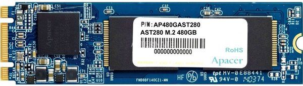 SSD накопитель ApAcer AST280 480GB M.2 SATA TLC (AP480GAST280-1)