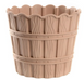 Цветочный горшок Violet House с дренажем 1.2 л (1054 BAMBOO CAPPUCCINO 1.2 л.) фото 1