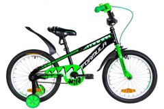 Велосипед 18" Formula WILD 2021 (чорно-зелений з білим)
