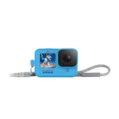 Чехол GoPro Sleeve&Lanyard Blue для HERO9 Black (ADSST-003)