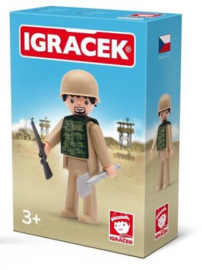 Іграшка IGRACEK Soldier and accessories Солдат з аксесуарами