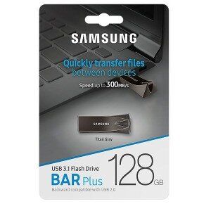 Флеш-драйв Samsung Bar Plus 128 Gb USB 3.1 Чорний