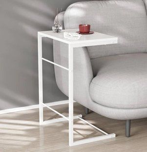 Столик приставной Терри Ferrum-decor Белый металл (FRD-104655)