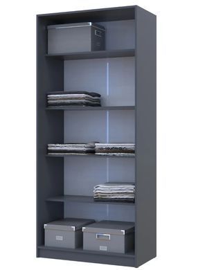 Шафа для одягу з полицями Doros Промо Антрацит (DRS-012160)