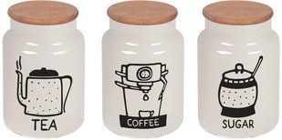 Банка Herevin White-Black Tea-Coffee-Sugar MIX 0.890 л (232001-264)