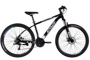 Велосипед AL 27.5" SPACE MERCURY DD FR рама-17" черно-белый 2026