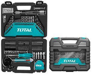 Набір Total THKTAC011182 ручний інструмент, біти, свердла, 118 предм.