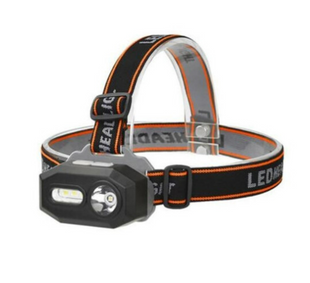 Фонарик налобный светодиодный аккумулятор Stenson SQ-802 7*4см (1LED+3SMD) 1200mah