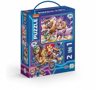 Пазл DoDo Paw Patrol Приключения в Джунглях 2 в 1