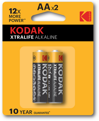 Батарейка Kodak XTRALIFE LR06 1x2 шт. блистер