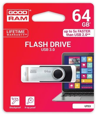 Flash Drive GoodRam Twister 64GB (UTS3-0640K0R11)