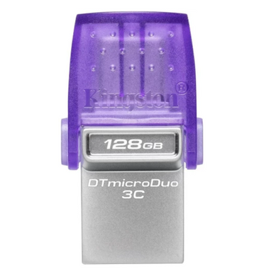 Флеш-память USB Kingston DT microDuo 3C 128GB USB-A+USB-C (DTDUO3CG3/128GB)