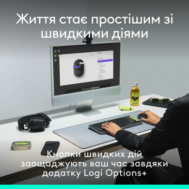 Мышь Logitech POP with emoji Lilac(L910-007414)