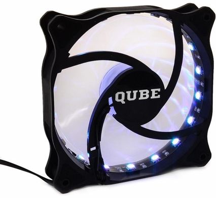 Вентилятор Qube RGB Aura з світлодіодною підсвіткою (QB-RGB-120-18)