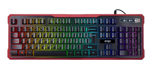 Клавіатура Ergo KB-670 ENG/RUS/UKR Чорний