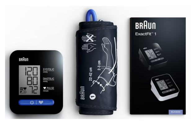 Тонометр Braun BPM ExactFit 1 BUA5000EUV1AM all Black