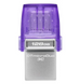 Флеш-память USB Kingston DT microDuo 3C 128GB USB-A+USB-C (DTDUO3CG3/128GB) фото 1