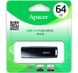 Флеш-память USB Apacer AH336 64GB Black (AP64GAH336B-1) фото 1