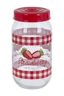 Банка Herevin Strawberry 1 л (171541-058)