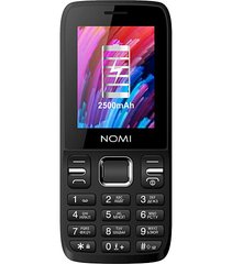 Мобільний телефон Nomi i2430 Black (Чорний)