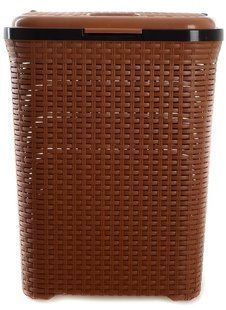 Корзина для белья Violet House 0726 Ротанг BEIGE 55 л