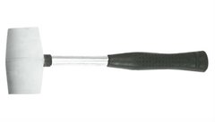 Молоток резиновый Topex 225 г, 40 мм, белый (02A310)