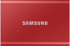 SSD накопичувач Samsung T7 2TB USB 3.2 Type-C (MU-PC2T0R/WW) Red