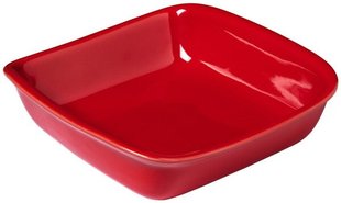 Форма с/к Pyrex Supreme red форма керам квадрат 24х24см (SU24SR5)