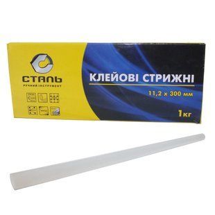 Клеевые стержни Сталь 11,2 х 300 мм 1 кг Прозрачный (97524)