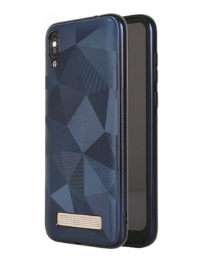 Чехол 3D diamond TPU Doogee X90 синий