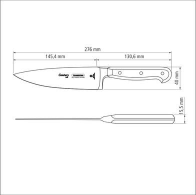 Нож универсальный Tramontina Century, 152 мм