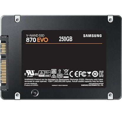 SSD-накопитель Samsung 870 EVO 250GB 2.5" SATA (MZ-77E250B/EU)