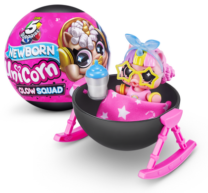 Игровой набор Zuru Mini Brands Newborn Unicorn Фигурки сюрприз в слое 5 шт.