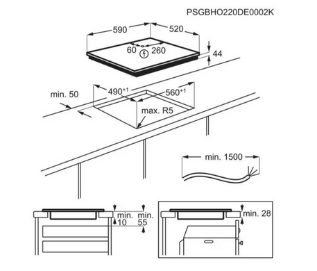 Варочная поверхность Electrolux EIV63443CT