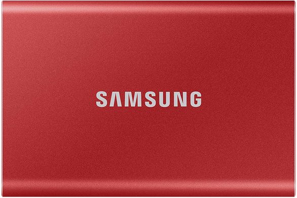 SSD накопитель Samsung T7 2TB USB 3.2 Type-C (MU-PC2T0R/WW) Red