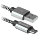 Кабель Defender USB08-03T PRO USB2.0, AM-MicroBM White, 1m (87815) фото 4