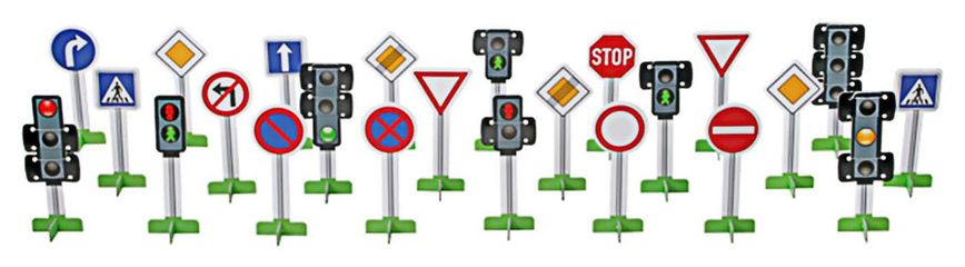 Набір дорожніх знаків MULTIGO ROAD SIGNS 23 шт.