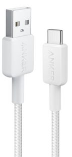 Кабель Anker 322 USB-A to USB-C - 1.8m Nylon White